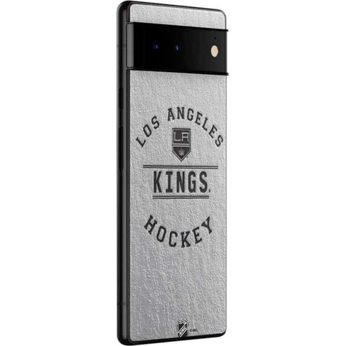 NHL Los Angeles Kings Black Text Google Pixel 6 Skin
